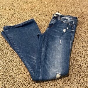 Vervet Wide Leg Distressed Jeans Size 24 in Like New Condition